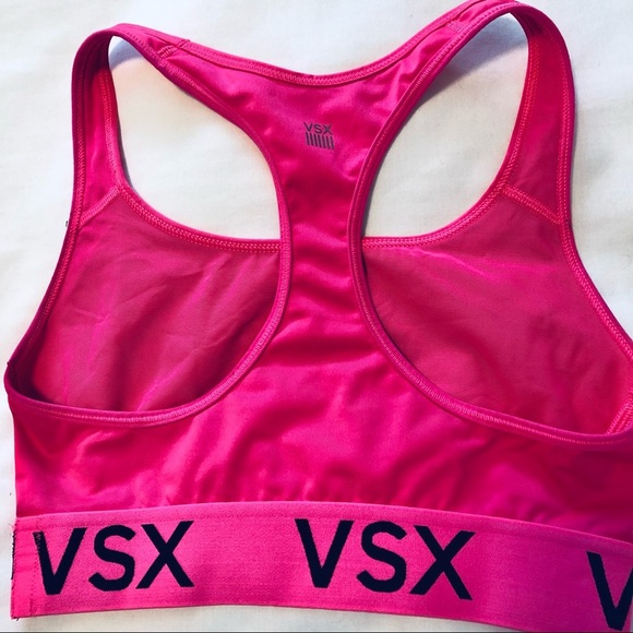 Victoria Secret Small VSX Sports Bra Pink - Picture 7 of 7